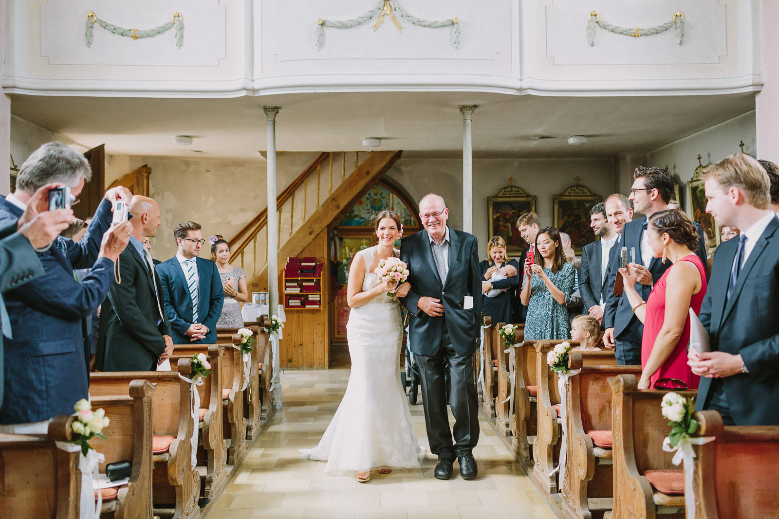 bride entrance church munich