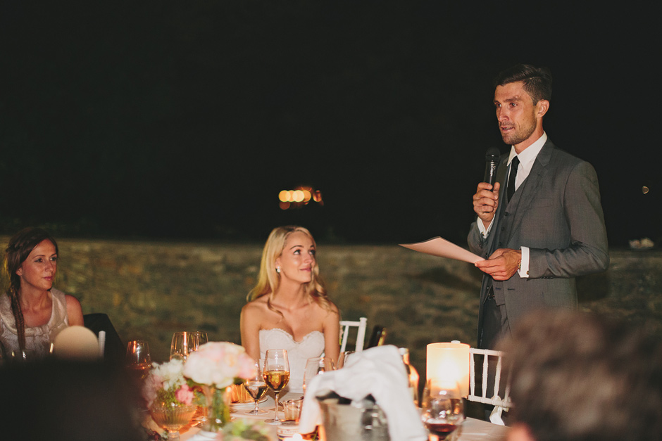 Groom wedding speech